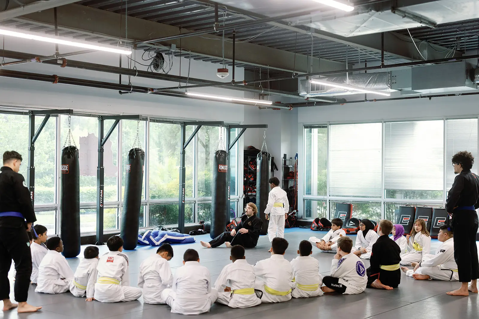 Martial arts student training at Rising Tide Hi Tech Hanover MD by Akbar Sayed Photography