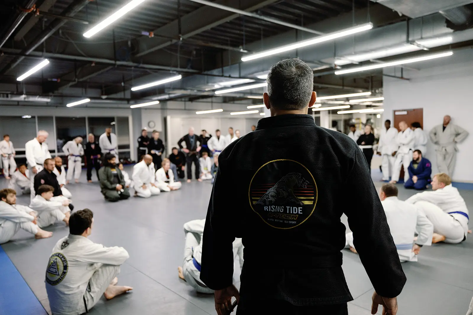 Ted Hartman BJJ black belt promotion ceremony at Rising Tide Hi Tech by Akbar Sayed