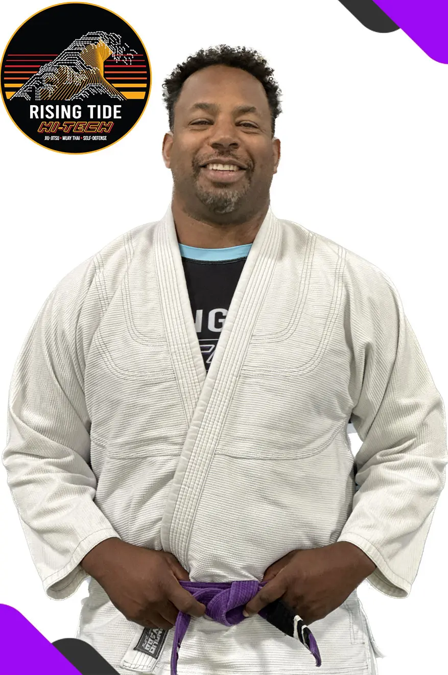 Kyle Hair martial arts instructor headshot at Rising Tide Hi Tech in Hanover MD